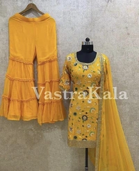 Georgette Top Palazo